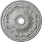 Ekena Millwork Flagstone Ceiling Medallion (Fits Canopies up to 3 7/8"), 30"OD x 3 7/8"ID x 3 1/4"P, Frost CM30FLFRF - alternate 1
